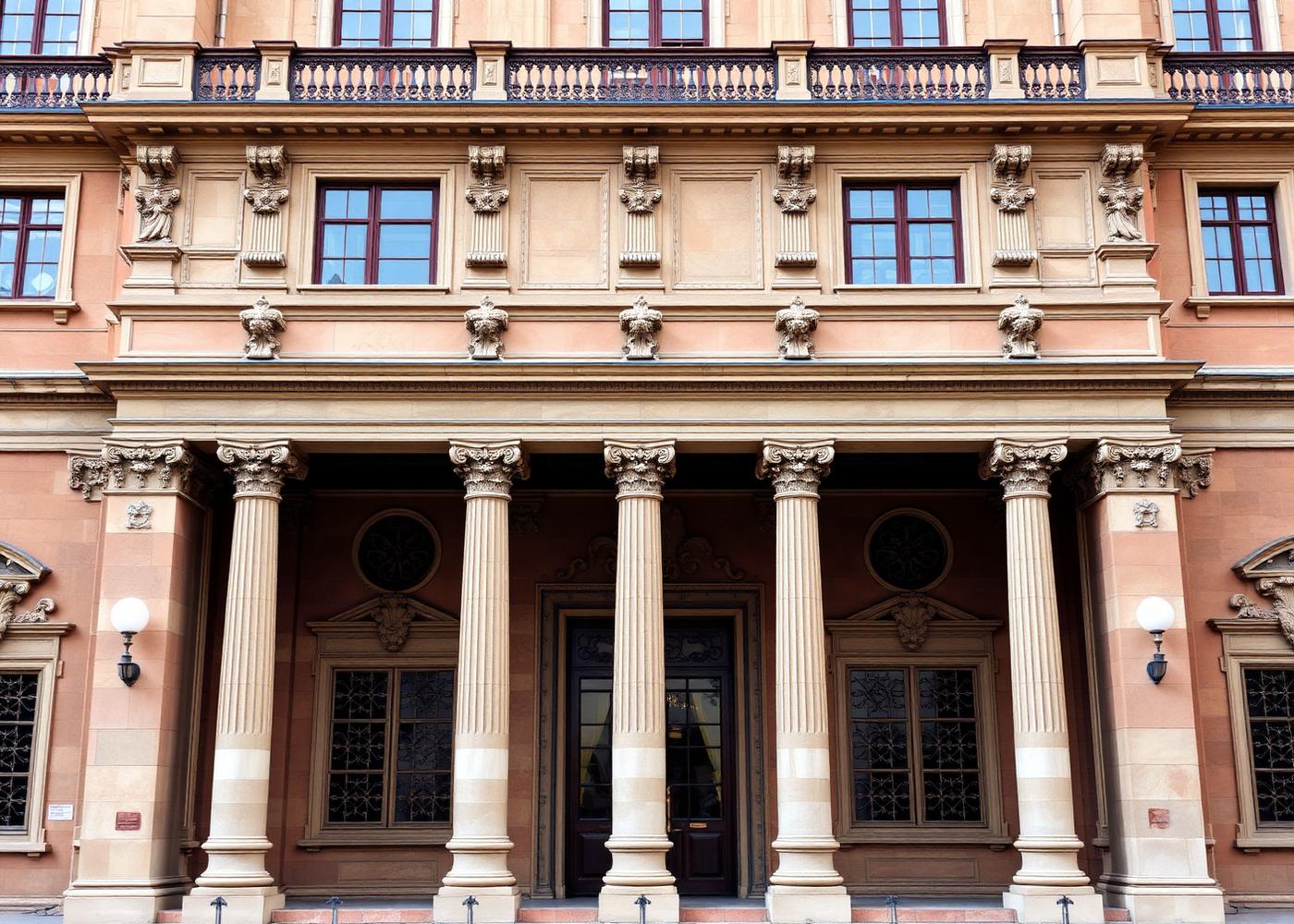 Renesanční palácový průčelí